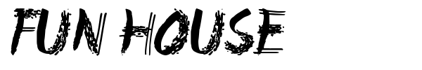 Fun House font preview